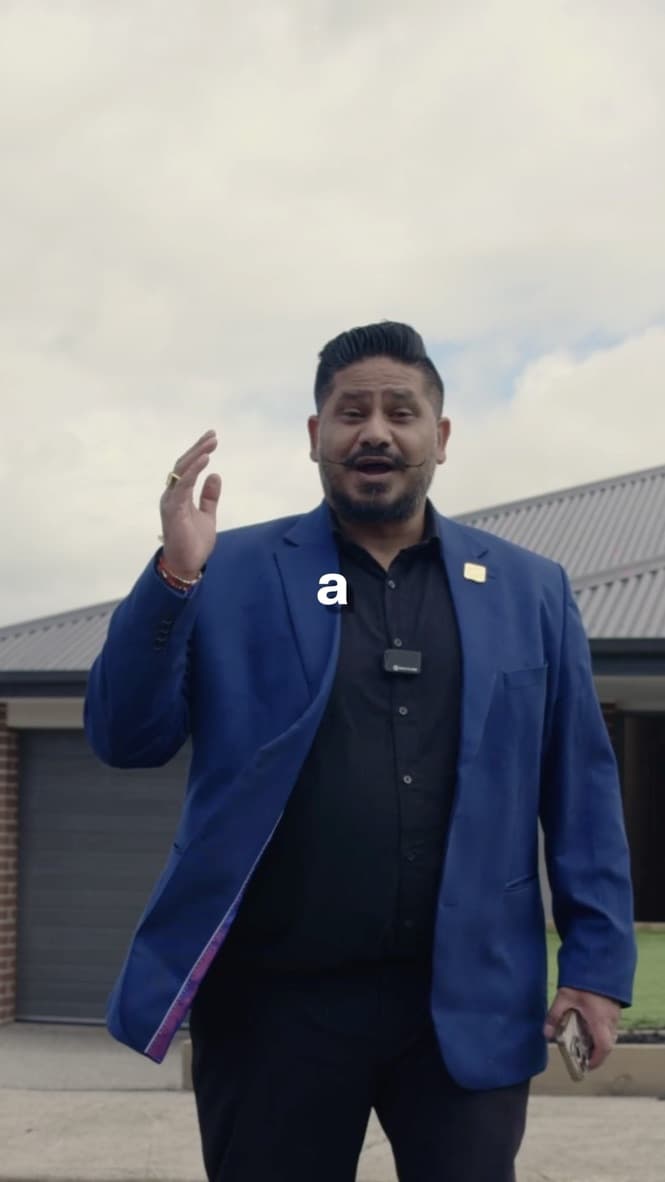 Goro Gupta walking through a high-cashflow property